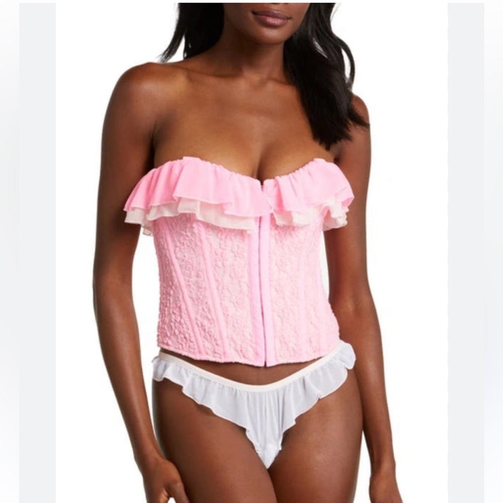 We are HAH x Revolve Seams Like A Princess Corset in Rose Quartz - Picture 12 of 14